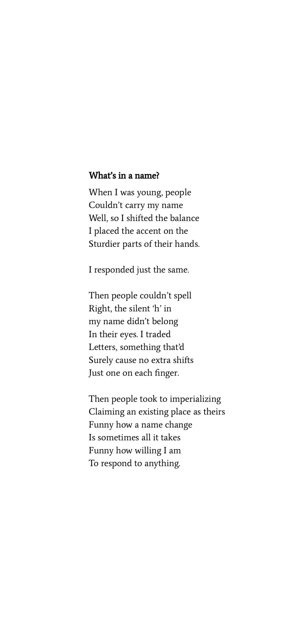 Poem
