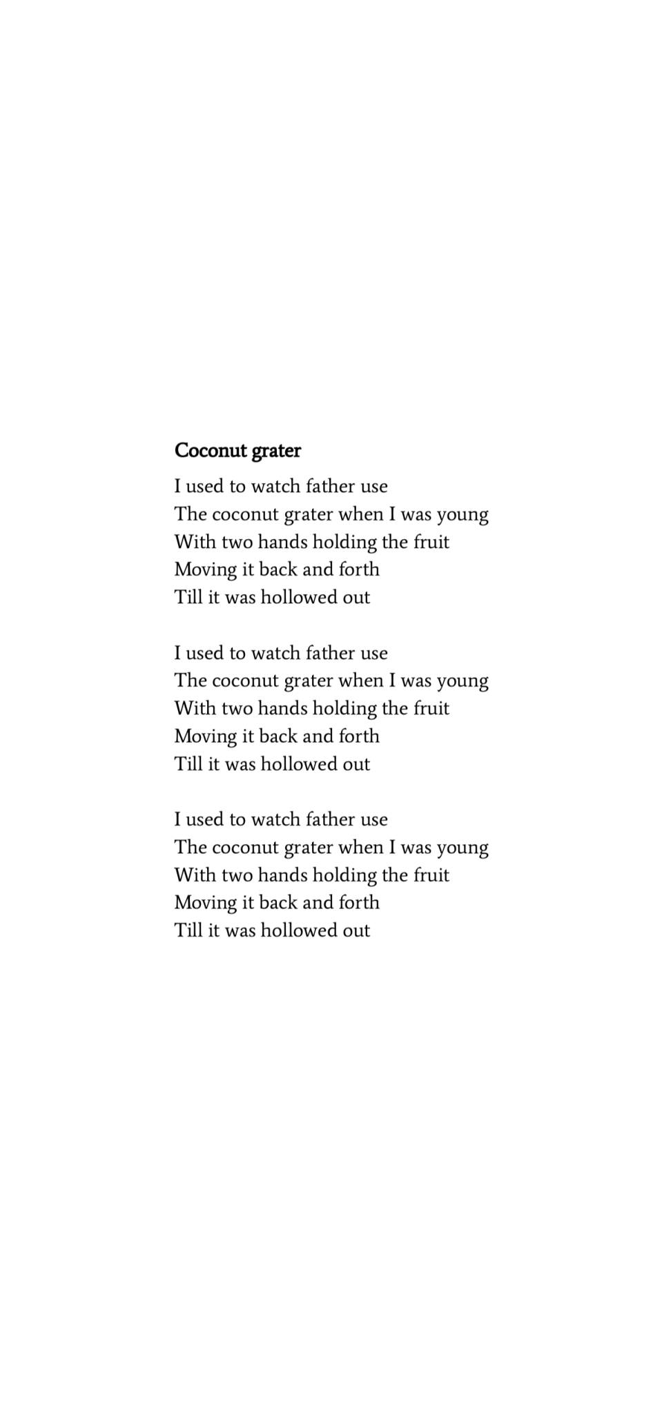 Poem