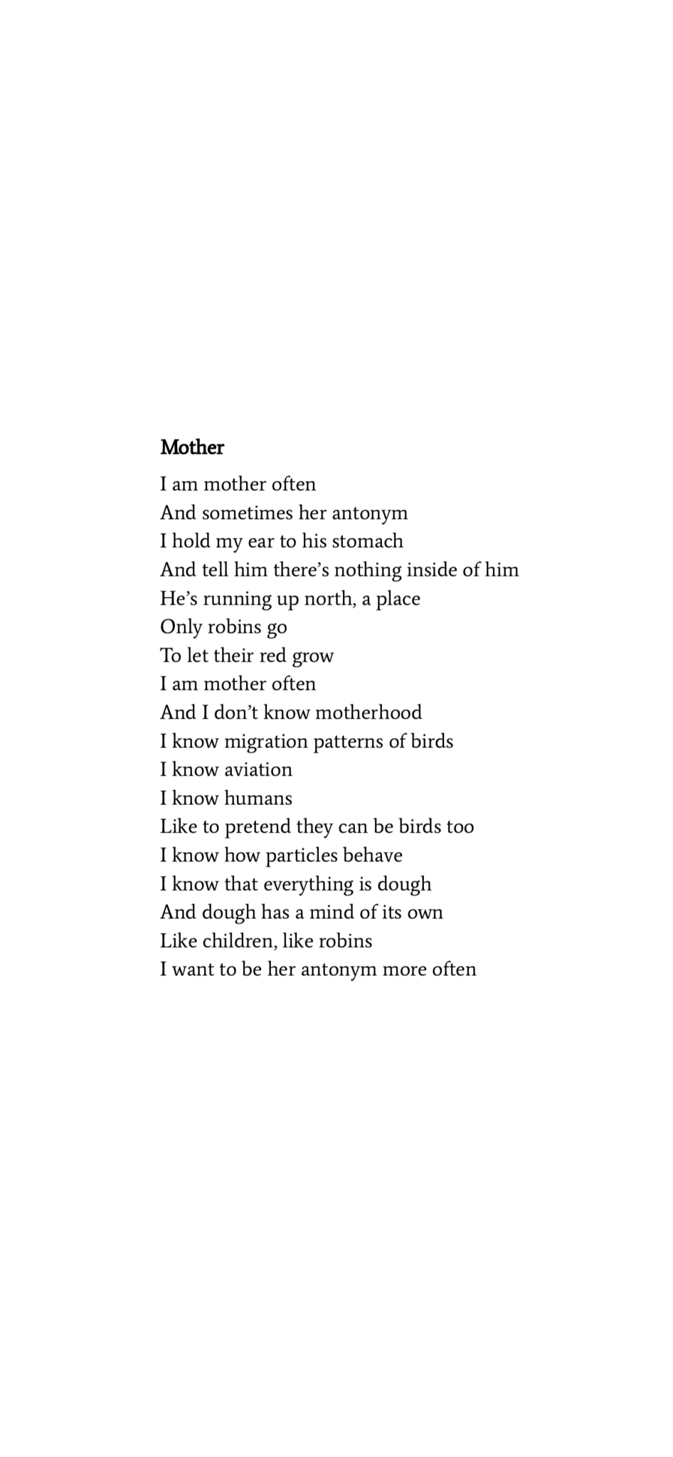 Poem