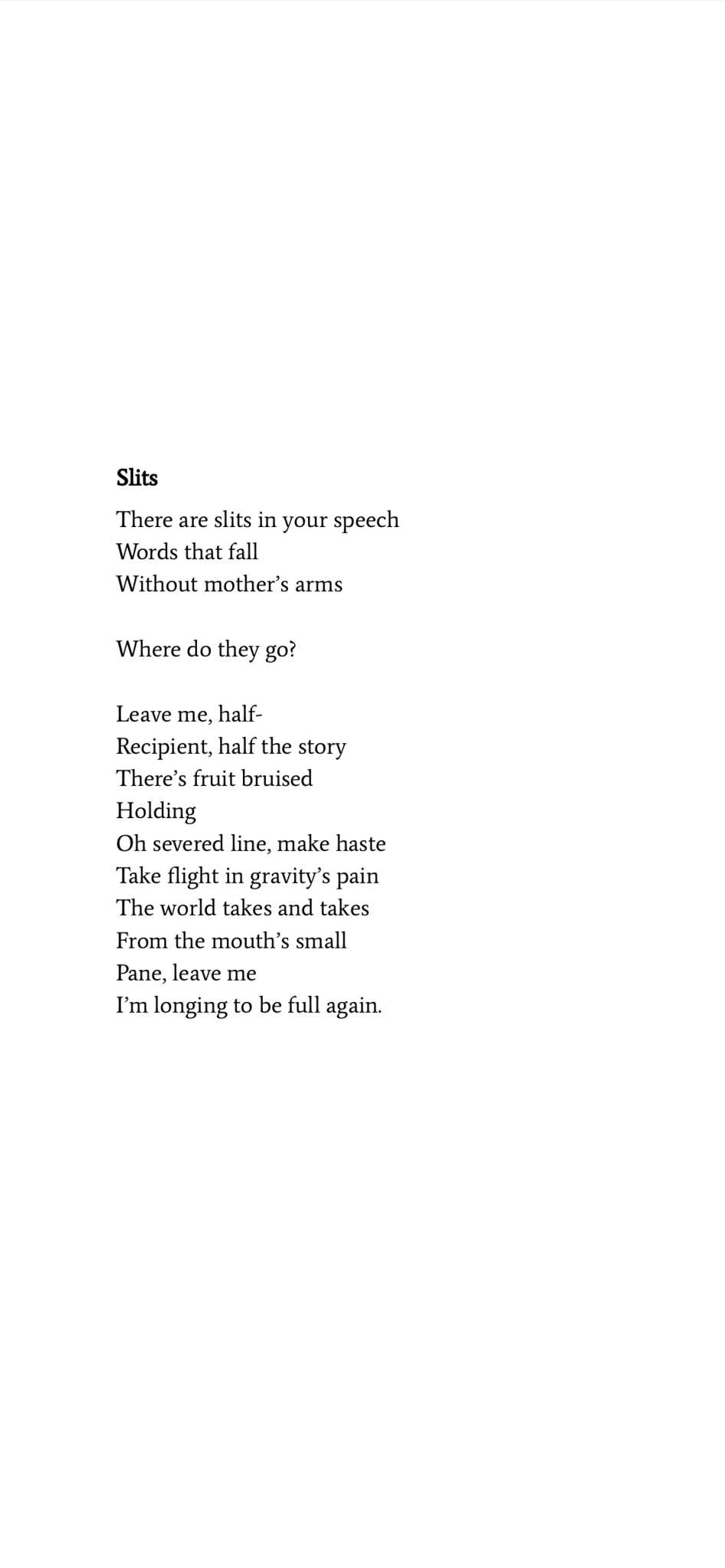 Poem