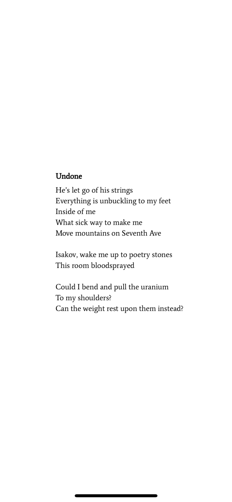 Poem
