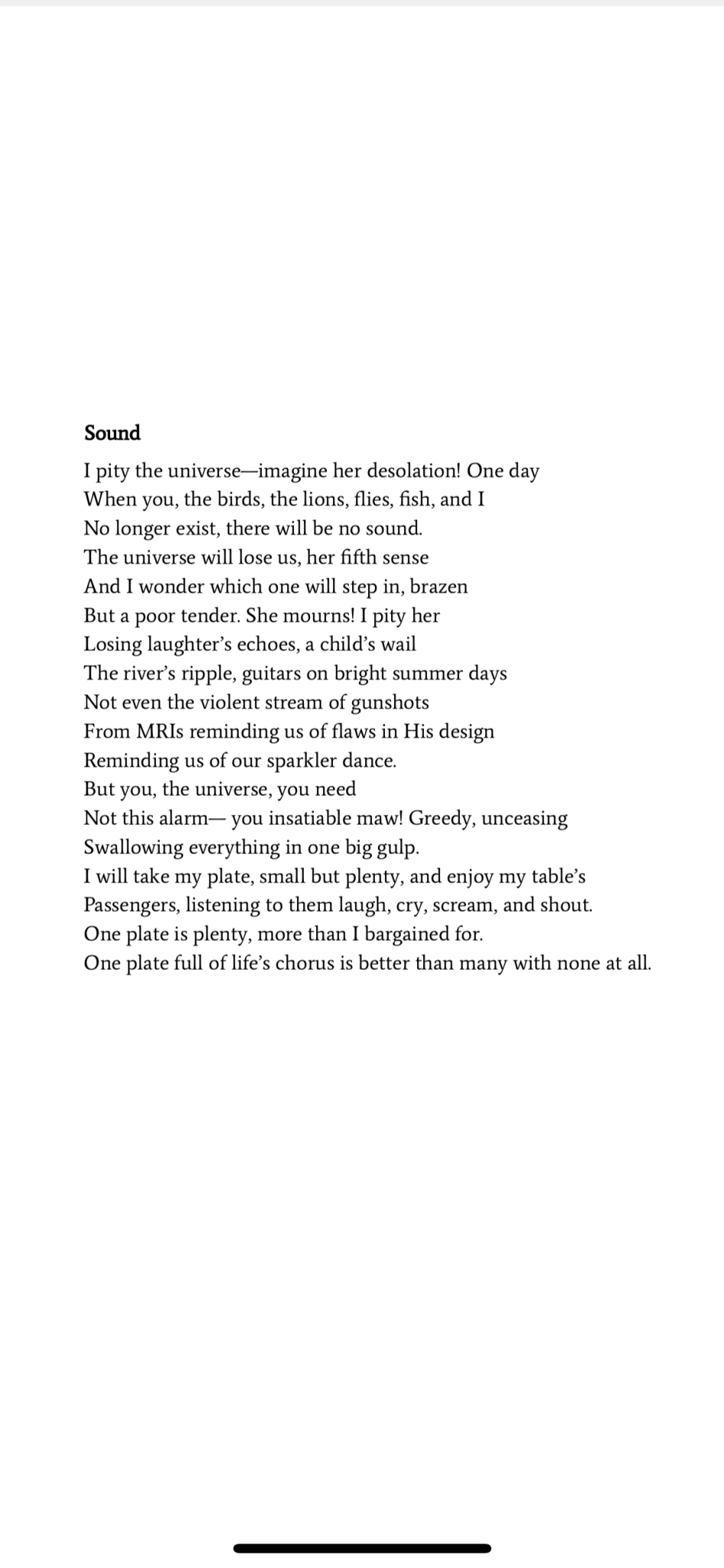 Poem
